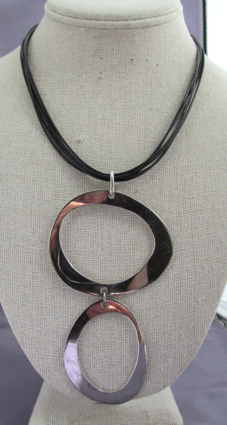 ELLE STERLING RUBY GEOMETRIC LONG STATEMENT 6 MUL… - image 8