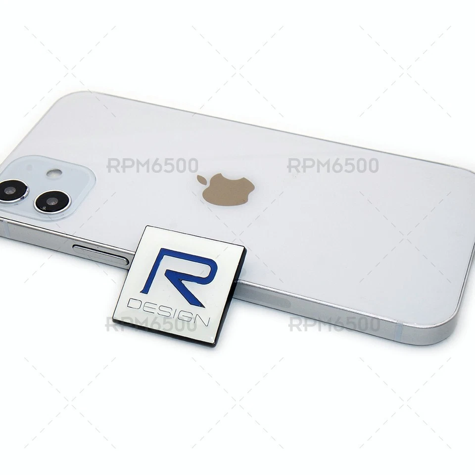 For VOLVO Rear Truck R-design Nameplate Logo Marker Emblem Badge Sport Black — 第 4/4 张图片