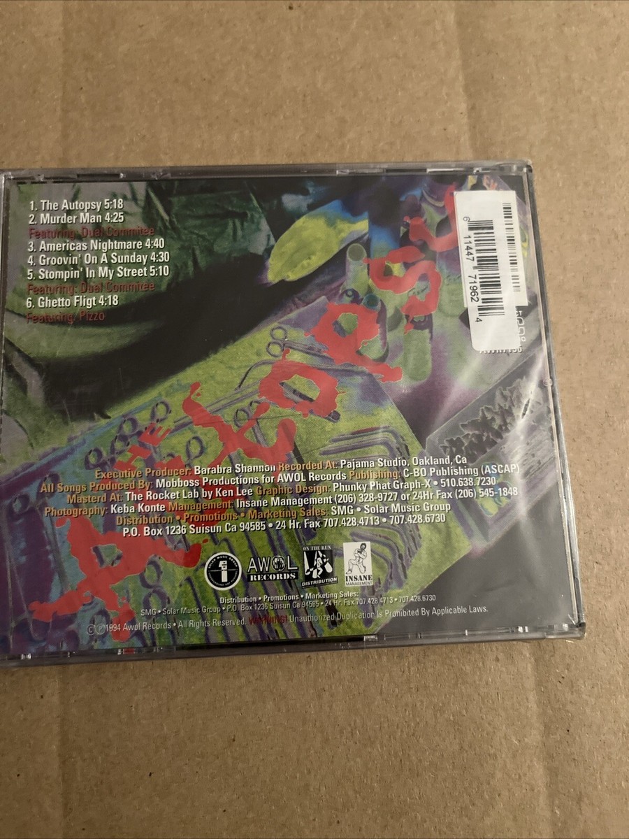 洋楽 C-BO The Autopsy CD g-rap g-luv C-BO The Autopsy CD Brand New 1994 Hip Hop Rap 💿 Sealed