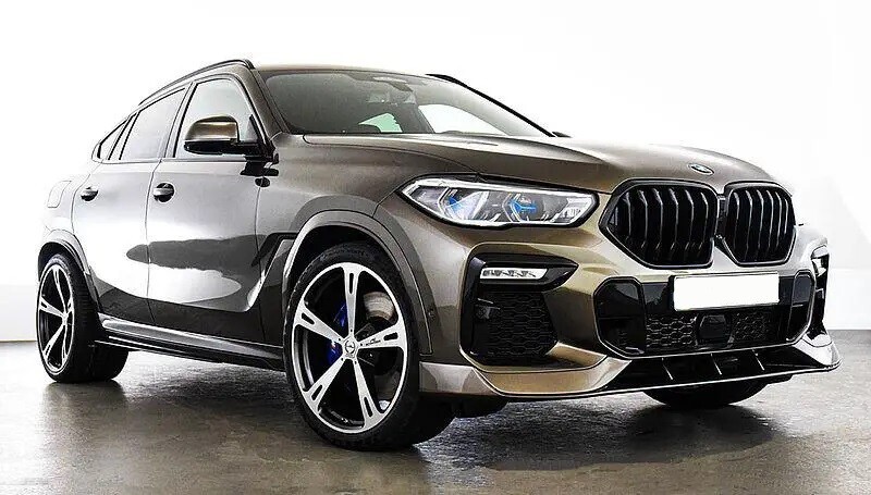 Grill Kidney For BMW X6 G06 Double Layer Black Matte New M Performance ...