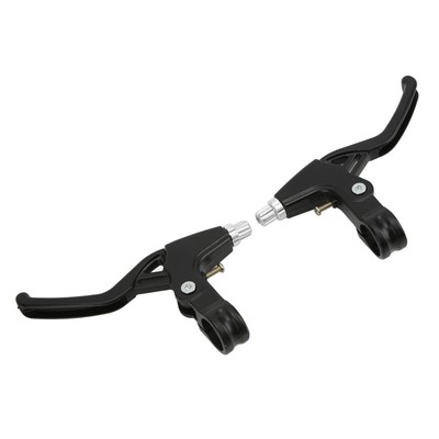 2Pcs Bike Brake Lever Aluminum Alloy Black Hard Thick Speed Change JJ