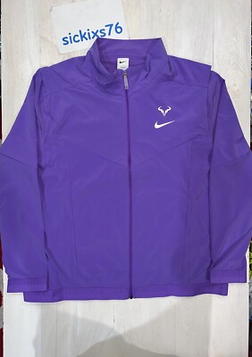 NikeCourt x Rafa Nadal Dri-FIT Tennis Jacket 'Action Grape' Sz 2XL