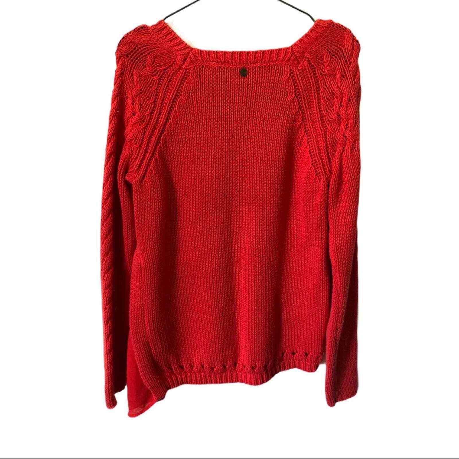 Soft Surroundings Cable Knit Pullover Sweater Sma… - image 2