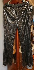 Fashion Nova Black Sequin Pants - XL. Stunning! NEW W TAGS