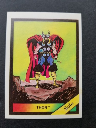 Marvel Universe Series Card THOR 63 Comic Images 1987 Avengers SWEET Vintage - Picture 3 of 7