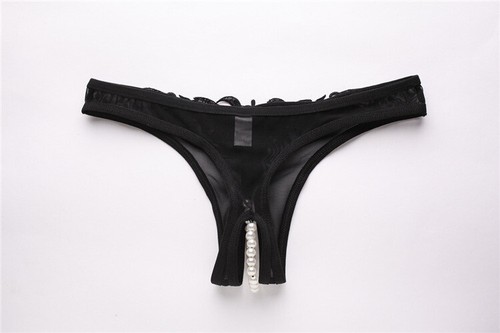 Size 8-10 G String Sexy Crotchless Underwear Pearl Thong Lingerie Panty Gift Red - Picture 23 of 49