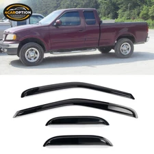 Fits 97-03 Ford F150 F250 Extended Cab Window Visors Rain Sun Guard Vent