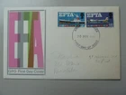 GB FDC 1967 EFTA Missing Lilac Error 9d stamp Cat £140 as mint 2019 Rare on FDC