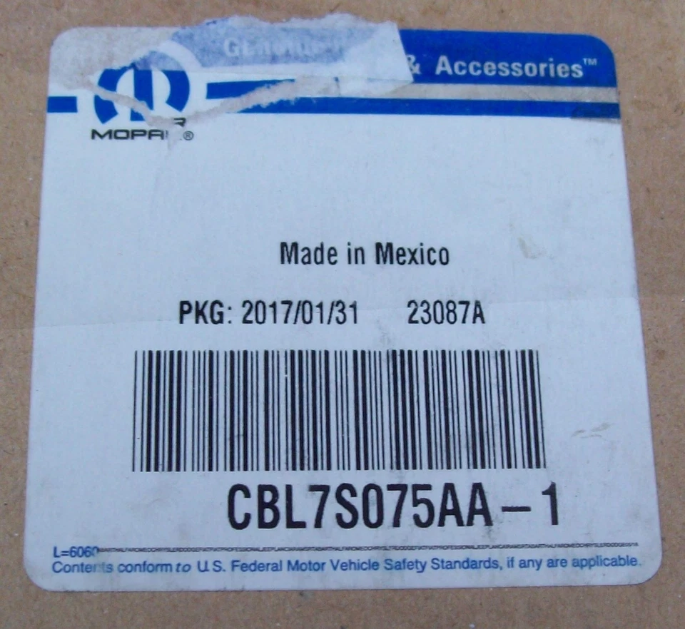 Chrysler Voyager Air Safety Bag ECU CBL7S075AA 2003-2004 - Image 4 of 4