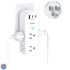 Surge Protector Wall Outlet Extender, Multi Plug Outlet with Rotating Plug, 6...