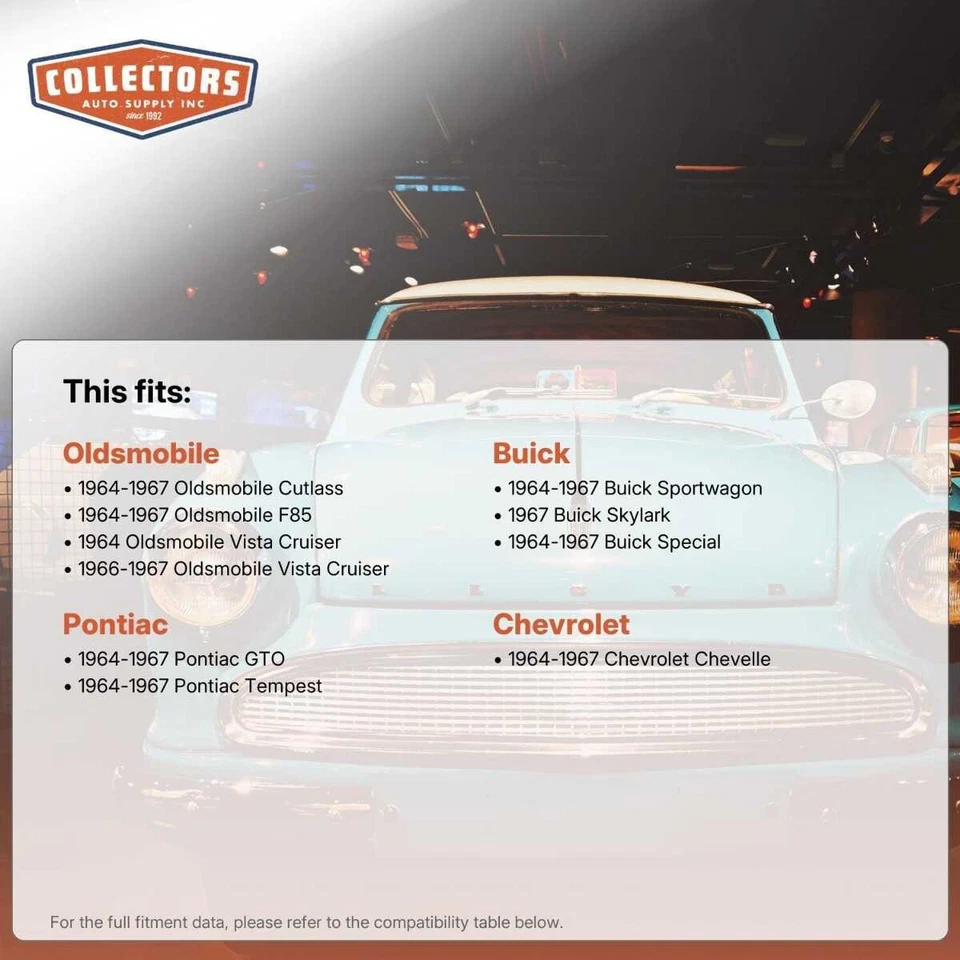 Комплект внутренней панели ABS для 1964-1967 GM Coupe ABS пластик - Изображение 2 из 4