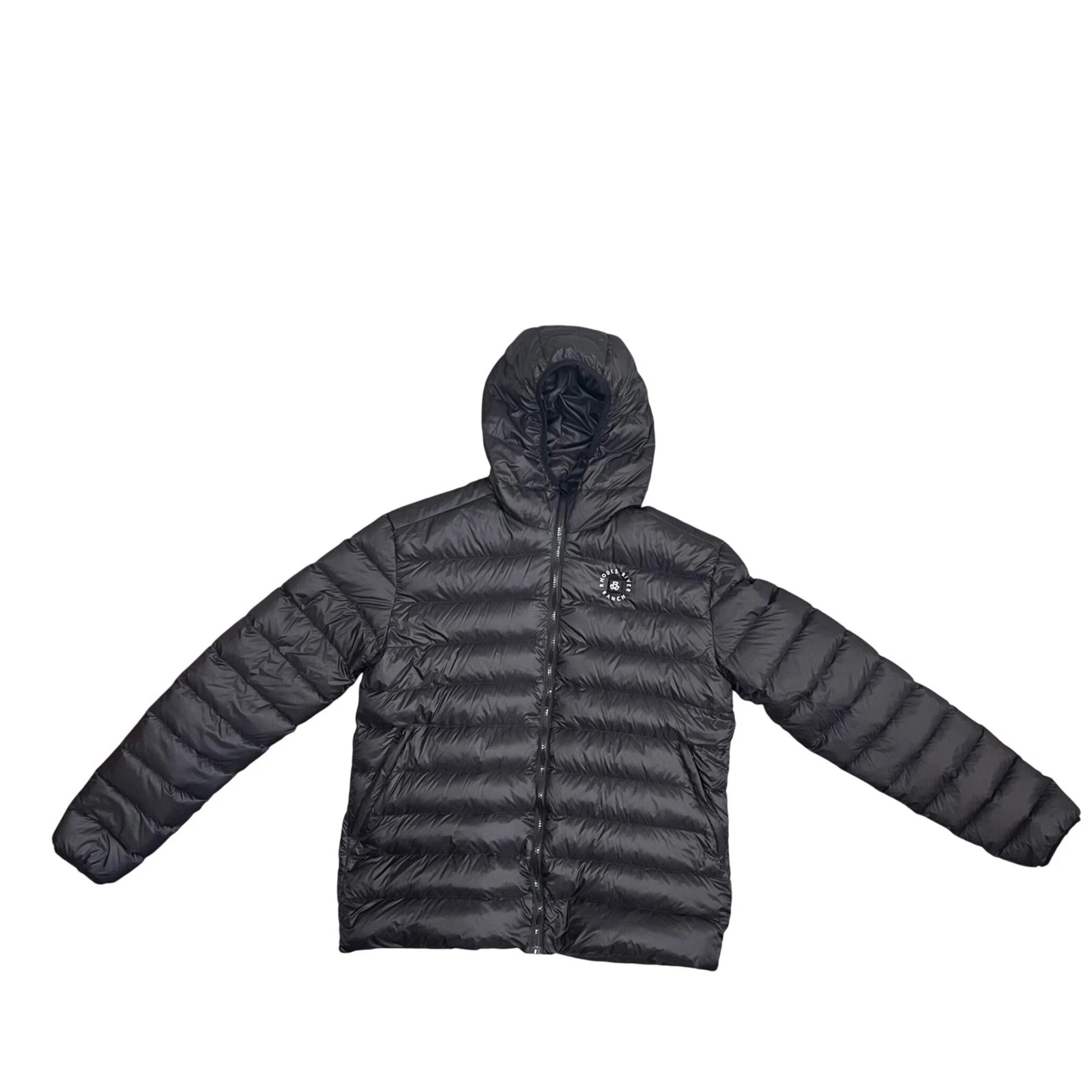 Rhodes River Ranch Mens XL Black Heated Down Puffer Jacket Hooded USB Full Zip
Opens in a new window
