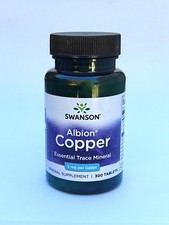 SWANSON PREMIUM COPPER 2 MG 300 TABLETS