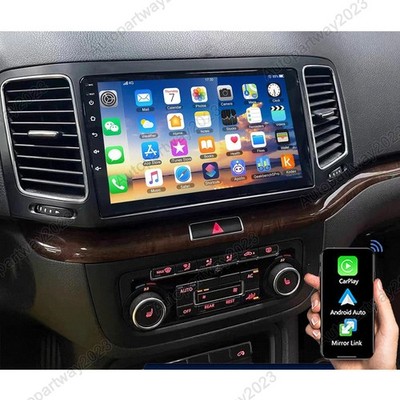 Android 15 64G Autoradio Carplay Für 2010-22 VW Sharan II 7N Seat Alhambra 2 KAM