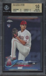 2018 Topps Chrome Pitching #150 Shohei Ohtani RC Rookie Pristine BGS 10
