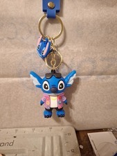 Amazing New Stitch Hawaii Disney PVC Keychain Figure For Backpack Or Car Keys