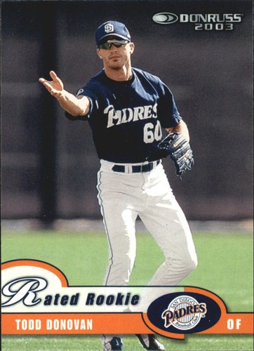 2003 Donruss Todd Donovan #51 card
