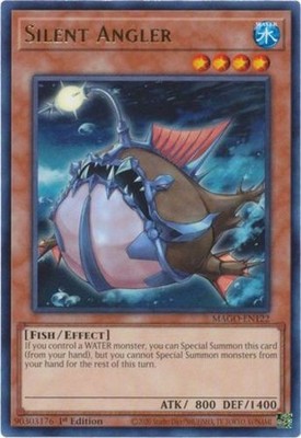 Silent Angler - MAGO-EN122 - Rare - 1st Edition - Near Mint