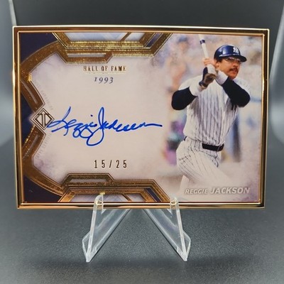 2020 Topps Transcendent HOF Auto Reggie Jackson #THOFV-RJA /25 Yankees