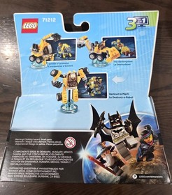 LEGO Dimensions Fun Pack Lot 71212 Emmet + 71232 Eris Sealed