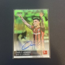 2021-22 Topps Stadium Club Chrome Bundesliga Charles Aranguiz Green  /99 Chile