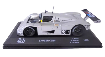 Sauber MERCEDES C9 #63 Mass Reuter Dickens Winner Le Mans 1989 IXO