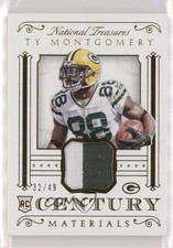 2015 Panini National Treasures Century Materials Prime 32/49 Ty Montgomery 5w7