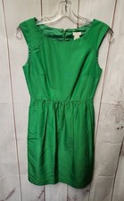 J Crew Women's Size 00 Green Dress