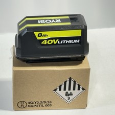 RYOBI 40V Lithium-Ion 8.0 Ah High Capacity Battery And Charger. Brand NEW
