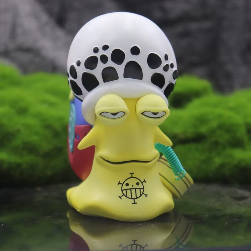 Anime ONE PIECE Den Mushi Caracol Ley Figura Modelo Juguetes 12Cm Reino Unido