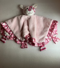 Rare Retired Douglas Cuddle Toy Baby Pink Puppy Dog Security Blanket Lovey