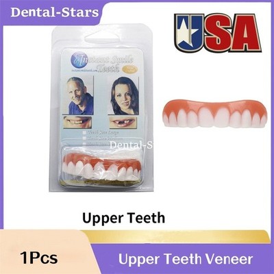 Instant Smile False Fake Teeth Upper Veneers Dental Artificial Veneer USA