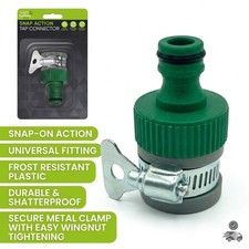 22-24mm Tap Connector Adapter Mixer Clamp Garden Kitchen Hose Pipe Fit Universal