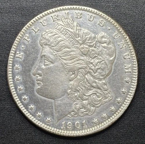 1901-O Morgan Dollar US $1 Coin 90% Silver XF/AU Nice