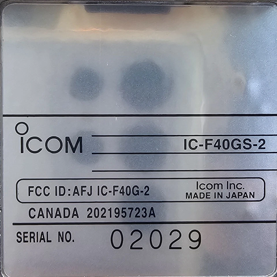 (New) Icom F40GS UHF Two-Way Radio Transceiver – 256 Channels – LCD/Keypad - Image 3 of 4