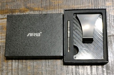 ARW Minimalist Carbon Fiber Men's Wallet And Money Clip