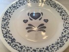 Set of 8 Corelle Blue Hearts Bread/Dessert Plates 6-3/4"  (B) — photo 4