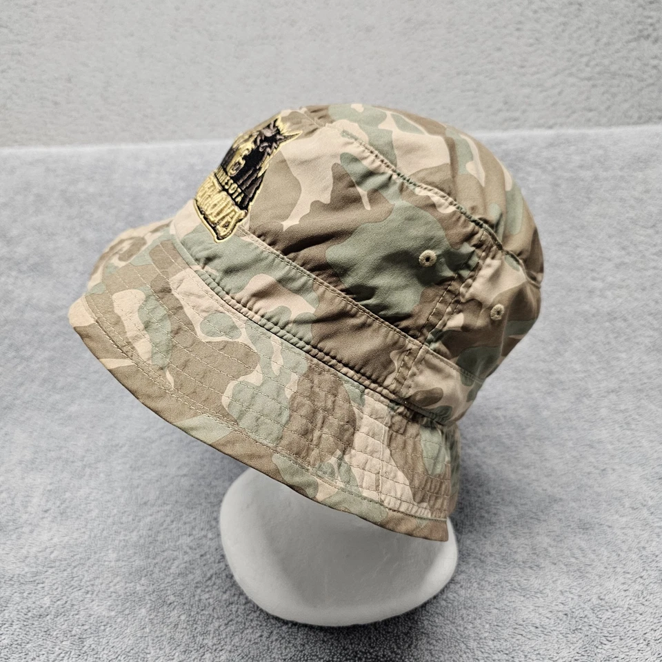 Minnesota Timberwolves  Bucket Hat L/XL Camo Mitchell & Ness Sun Shade NBA Cap - Image 4 of 4