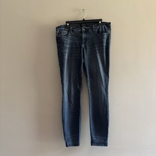 Judy Blue Women's Blue Denim Skinny Jeans Dark Wash Slim Fit 5-Pocket Stretch