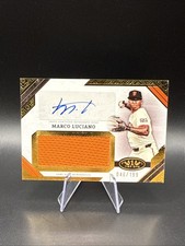 2025 Topps Tier One Marco Luciano Jumbo Relic Patch Auto /199 Giants