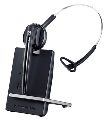 Sennheiser D10 USB Wireless DECT Headset with Base for PC/Softphone 506412