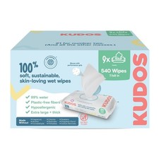 Kudos Wet Wipes - Lyocell, Latex-Free, Aloe, Pull-Out Dispenser