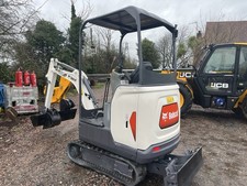 BOBCAT E17 Mini Digger 2021 690 Hrs JCB Kubota Cat Hitachi   Excavator Trailer