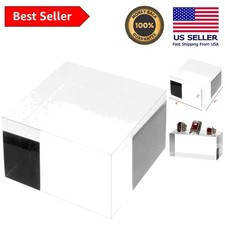 Versatile Clear Acrylic Cube Jewelry Stand - Ideal 2" x 4" x 4" Size for Rings