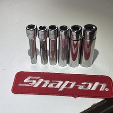 Snap On STMD 6Pc Sockets 1/4" Dr 12 Pt SAE STMD6 - STMD14 3/16”- 7/16" 🇺🇸