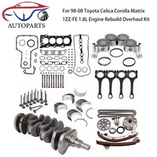 For 98-08 Toyota Celica Corolla Matrix 1zz-fe 1.8l Engine Rebuild Overhaul Kit