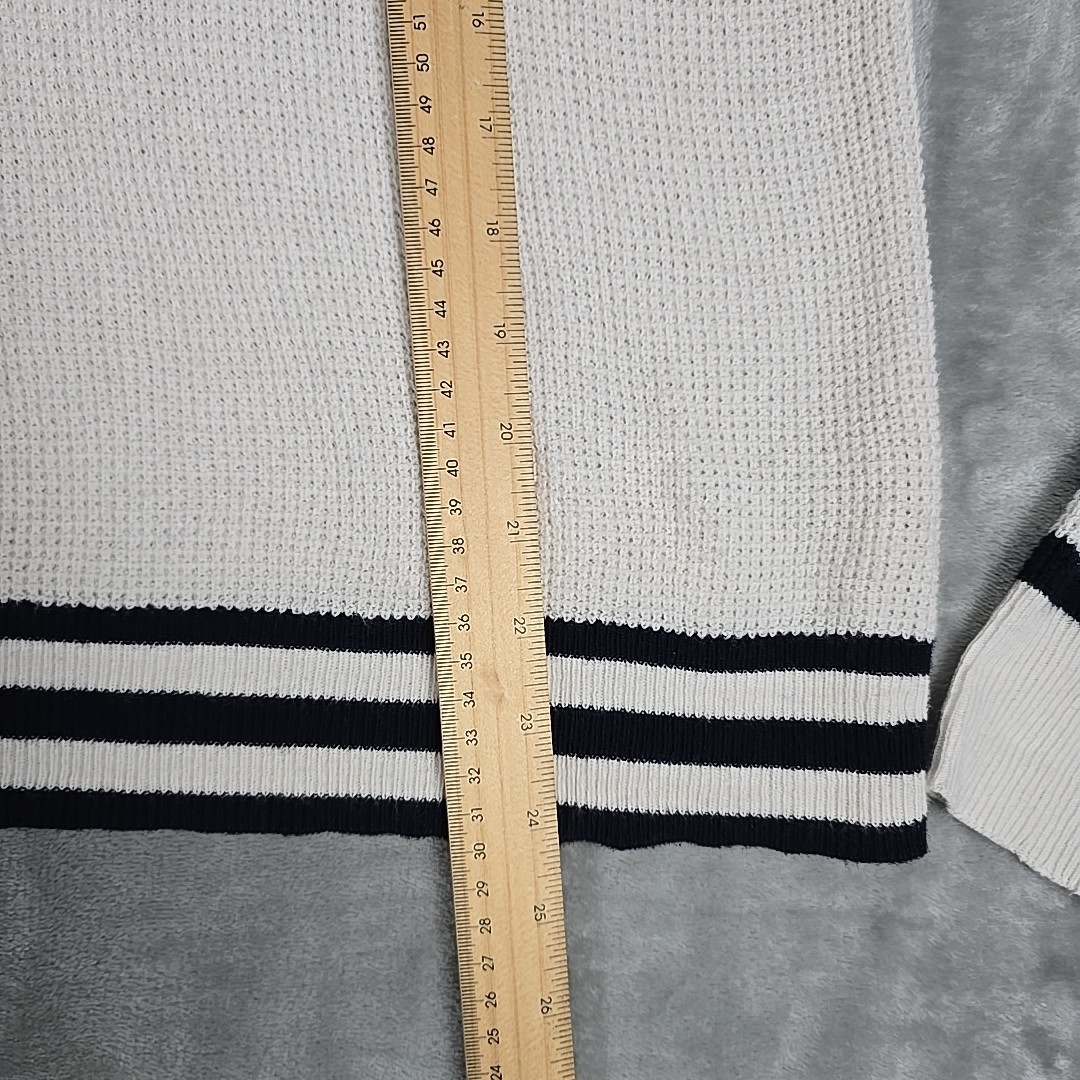 Faherty Womens Throwback Waffle Crew Sweater Med … - image 5