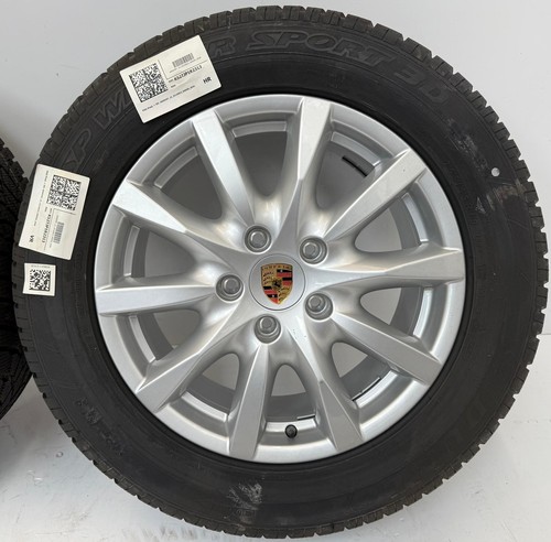 Porsche 958 Cayenne II 18" Alloy Wheels & Dunlop Winter M+S Tyres 955 957 - NEW - Picture 6 of 15