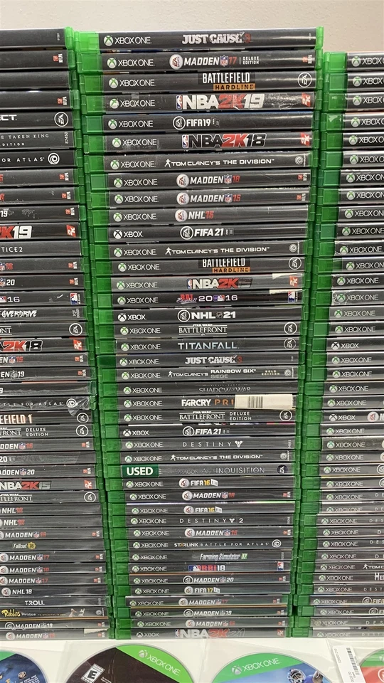 Gran Lote 217 Juegos Xbox One Paquete Deportes Shooter Acción Trabajo Disco y Estuche Foto 4 de 4