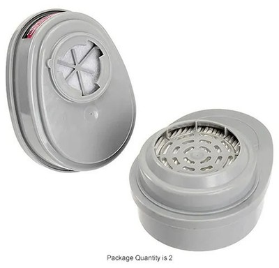 MSA Advantage? Respirator Cartridges, Organic Vapor, GMA-P100, 2/Pk, 815362